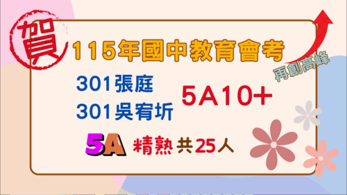115年國中教育會考再創高峰圖片