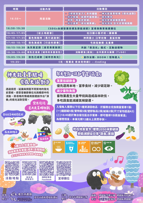 「2026臺中市逍遙音樂町－暮色之歌．光音奔馳」節能減碳 在地行動 go!!p.2